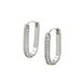 Ins Simple Fashion OL Hollow Female Personality Inlaid Copper Zircon Charm Internet Red Earrings_ipsvogv.com
