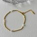 Women’s Jewelry Set Fashion Fashion Simple Retro Style Electroplated Pearl Malachite Summer Anklet_ipsvogv.com