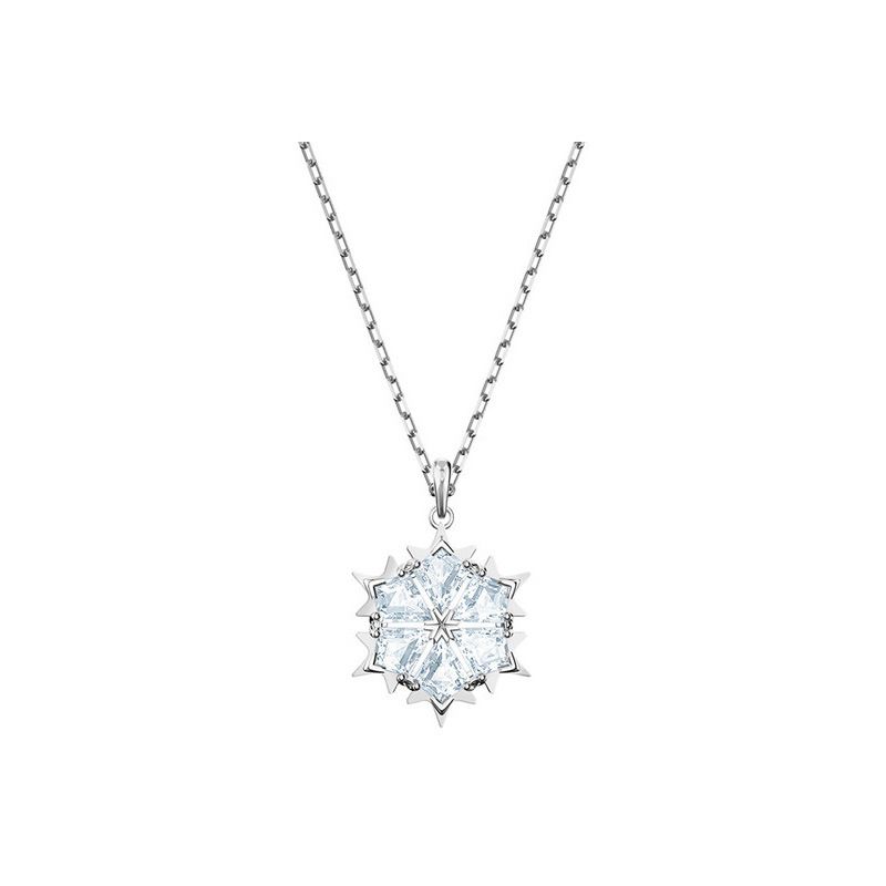 Beautiful Snowflake Necklace For Women Element Crystal Clavicle Necklace For Women_ipsvogv.com