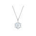 Beautiful Snowflake Necklace For Women Element Crystal Clavicle Necklace For Women_ipsvogv.com