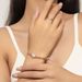 Women's Jewelry Fashion Luxury Full Diamond Bracelet Ring Set Simple High End Sense Of Versatile Jewelry_ipsvogv.com