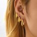 Women’s Jewelry Set Fashion New Earrings INS Style Geometric Gold Stainless Steel Ear Buckles Advanced Simple Ear Buckles_ipsvogv.com