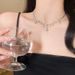 【 13000 People Collection 】 Stupid Beauty~Cross Zircon Tassel Collarbone Chain Women's Fashion Personality Design_ipsvogv.com