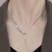 niche Design Small Zircon Wheat Ear 2022 New Trendy ! Women's Light Luxury High-end Temperament Collarbone Chain Necklace_ipsvogv.com
