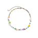 Sweet And Minimalist Jewelry, Small Daisy, Rice Bead, Collarbone Necklace, Holiday Style Pearl Letter Necklace_ipsvogv.com