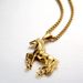 Men's Jewelry Immediate Success The Horse Pendant Necklace Leisure Fashion Chain Titanium Steel Jewelry_ipsvogv.com