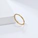 Ins simple natural bamboo titanium steel female ring ring fashion high end elegant temperament commuting wear jewelry_ipsvogv.com