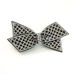 Bow clip headdress diamond girl hairpin net celebrity retro same style headband hair accessories female_ipsvogv.com