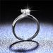 S Pure Silver D Color New Product Four Claw Star River Mosang Stone Ring Wedding, Gift for Wife Group Setting_ipsvogv.com