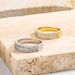 Summer INS Style Simple 3 Row Diamond Ring Ladies Trendy High End Hand Jewelry Couple Index Finger Ring_ipsvogv.com