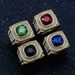 New 316 Stainless Steel Full 3D Colorful Diamond Personality Men's Ring_ipsvogv.com