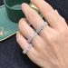 Cao Shi's New Minimalist Four Leaf Clover Zircon Women's Flower Ring_ipsvogv.com