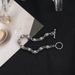 Titanium Cross Flower Crow Bracelet Stainless Steel Hip-Hop OT Buckle Non-Fading Personality Light Luxury Men's Jewelry_ipsvogv.com