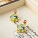 Medieval Court Style Enamel Flower Oil Painting Pearl Women, Niche Art, Light Luxury Earrings For Autumn And Winter_ipsvogv.com
