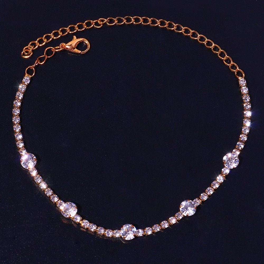 jewelry all-match Beach round foot accessories women's mix and match Multi-Element chain electroplated Anklet Ankle_ipsvogv.com
