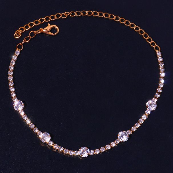 jewelry all-match Beach round foot accessories women's mix and match Multi-Element chain electroplated Anklet Ankle_ipsvogv.com