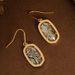 Exquisite Fashionable Small Fragrance Natural Abalone Shell Alloy For Women, Light Luxury, Simple And High-end Silver_ipsvogv.com