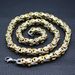 Fashion Hip Hop Stainless Emperor Byzantine Necklace Titanium Jetchain Men's Steel Neck Chain_ipsvogv.com