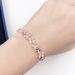Rose Gold Plum Blossom Bracelet Female Element Crystal Flower Bracelet Female_ipsvogv.com