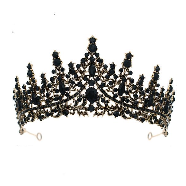 Bridal Crown Alloy Hair Accessories Wedding Dress Rhinestone Headband Electroplating Birthday Crown Dinner Wedding Headdress_ipsvogv.com
