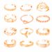 hot selling foot ring fashion micro diamond Lotus knotted Women's Open foot ring joint foot ring_ipsvogv.com