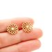New Fashion Sweet Earrings Stainless Steel Cute Hollow Forest Daisy Flower Earrings Spot_ipsvogv.com
