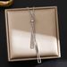Titanium Steel Necklace Women's Insider Design Collar Chain Simple and Versatile Triangle Tassel Pulling Pendant Women's_ipsvogv.com