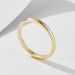 Women's Jewelry S925 Sterling Silver Gold Plated Ring Simple Classic Aperture Versatile Ring Hand Jewelry High Quality_ipsvogv.com