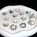 blue Rose Niche Small Butterfly Design Zircon Open Ring, Layered And Personalized Light Luxury High-end Ring For Women ,_ipsvogv.com
