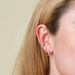 Women's Jewelry S925 Silver Needle Mobius Ring Earrings Fashion Earrings Trend Niche Design Photosensitive Earrings_ipsvogv.com