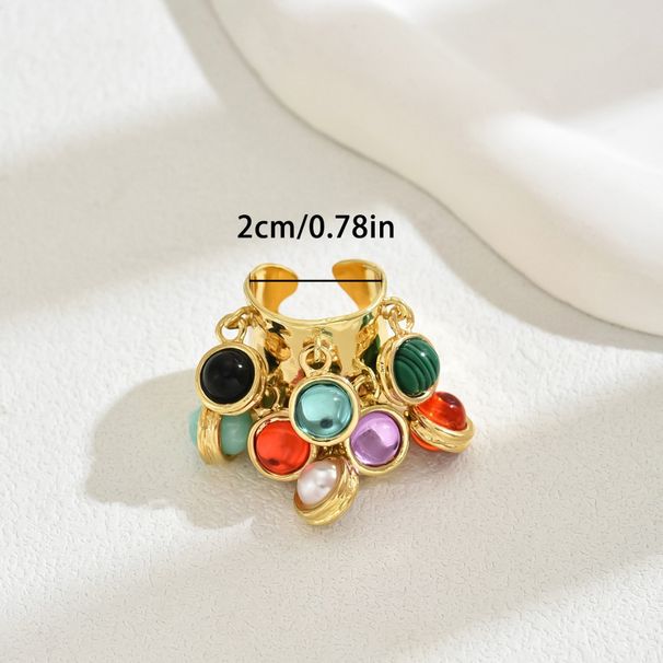 Minimalist, niche, liht luxury style women's adjustable with personalized color settin, piment rin, index finer_ipsvogv.com