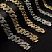 Hip Hop Full Diamond Cuban Chain Titanium Personality Fashion Stainless Steel Necklace Jewelry SL015_ipsvogv.com
