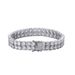 Women's Jewelry Double Row Tennis Bracelet Double Row Copper Inlaid Zirconium Hip Hop Bracelet TennisChain Tennis Bracelet_ipsvogv.com