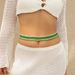 Sexy Beach Bikini Waist Contrast Elastic Beaded Body Chain_ipsvogv.com