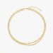 New Stylish Simple Rhinestone Necklace, High-end Personalized Open Double-row Neck Chain Accessories Women's Necklace_ipsvogv.com