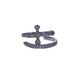 Men's Jewelry Sword Of Justice Open Ring Inlaid With Zircon Full Diamond Trendy Hip Hop Ring_ipsvogv.com