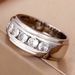 Cao Shi's Men's Wedding Ring: Extraordinary Ins Hip Hop Style Zircon Index Finger Ring for Men_ipsvogv.com