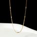 S925 Sterling silver simple Galaxy Station snake chain necklace_ipsvogv.com