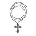 Cyberpunk Diamond Studded Cross Dark Style Crystal Beads Chain, Collarbone Necklace, Women's Accessories_ipsvogv.com