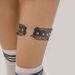 C0262 Sexy Lace Heart Rings Minimalist Nightclub 5 Di Tian Ku Leather Leg Accessories Women_ipsvogv.com