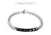 Jewelry Titanium Steel Couple Rose Gold Black Bracelet_ipsvogv.com