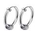 Titanium Steel Hoop Small Circle Earrings Ins Earrings Simple Trendy Earrings For Men And Women Without Ear Holes_ipsvogv.com