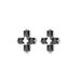 Needle Cross, Zircon Earrings, Male Ins, Ruffian, Handsome Earrings, Male Cold and Elegant Style, High Grade, Super Flash, Explosive Flash_ipsvogv.com