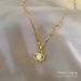 Lucky 【 】 Grass Thread Sky Light Luxury Charm Gorgeous Full Diamond Necklace Women's Versatile Clavicle Titanium Steel 【 】_ipsvogv.com