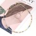 3 cm Colored Zircon Crystal Natural Freshwater Pearl Necklace Female Beads Adjustable_ipsvogv.com