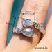 Cao Shi's Hot selling Fashion Droplet Open Elegant Snake shaped Geometric Women's Ring_ipsvogv.com