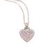 Women's Jewelry Hip Hop New Heart Shaped Zircon Pendant Diamond Studded Full Diamond Box Chain Necklace_ipsvogv.com
