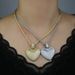 Women's Jewelry Heart-Shaped Cubic Zirconia Pendant Necklace, Hip Hop Style Fashion Chain For Women, Adjustable Length 51-80cm_ipsvogv.com