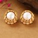 Pearl Flower Earrings Retro Message Temperament Earrings Female New High End Summer Light Luxury French Earrings_ipsvogv.com