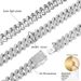 Men's Jewelry Hip Hop Jewelry Full Diamond Necklace Diamond All Match 12mm Diamond Cuban Chain Hip Hop Jewelry_ipsvogv.com